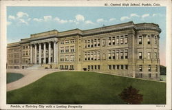 Central High School Postcard