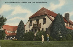 Potawatomi Inn. Pokagon State Park Postcard