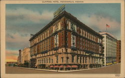 Claypool Hotel Postcard