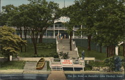 The Inn Hotel on Beautiful Lake Okoboji, Iowa Postcard Postcard Postcard