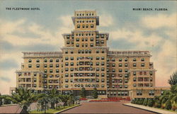 The Fleetwood Hotel Miami Beach, FL Postcard Postcard Postcard