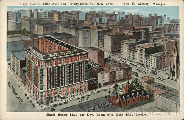 Hotel Seville, Fifth Ave. and Twenty-ninth New York