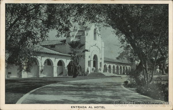 Entrada Al Hotel, Hotel Aqua Caliante Tijuana Hot Springs Mexico