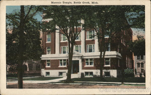 Masonic Temple Battle Creek Michigan