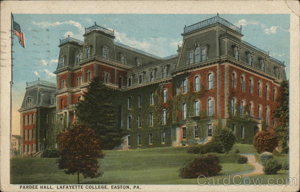 Pardee Hall, Lafayette College Easton Pennsylvania