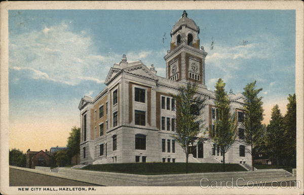New City Hall Hazleton Pennsylvania