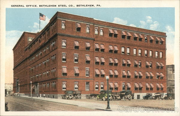 General Office, Bethlehem Steel Co. Pennsylvania