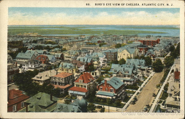 Bird's Eye View of Chelsea Atlantic City New Jersey