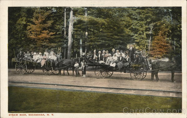 Straw Ride Sacandaga New York