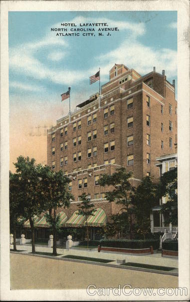 Hotel Lafayette, North Carolina Avenue Atlantic City New Jersey