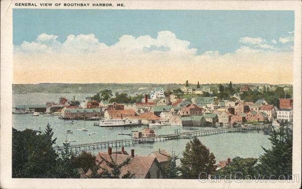 General View Boothbay Harbor Maine