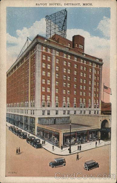 Savoy Hotel Detroit Michigan