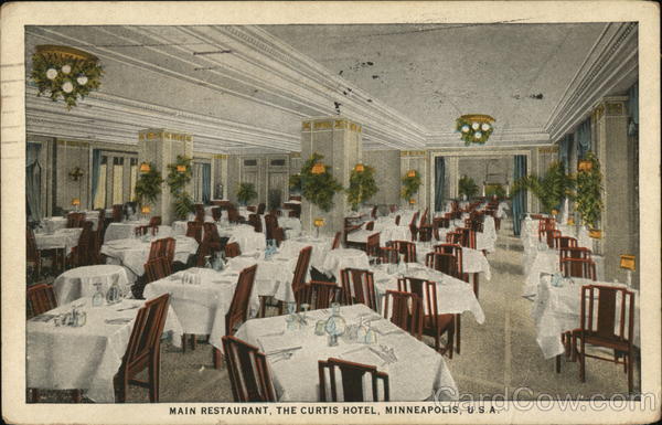 Main Restaurant, The Curtis Hotel Minneapolis Minnesota