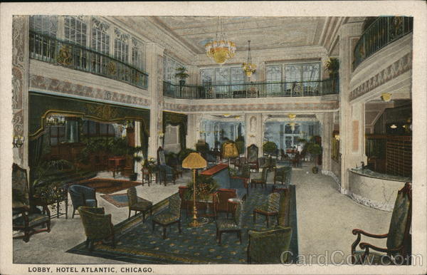 Lobby, Hotel Atlantic Chicago Illinois