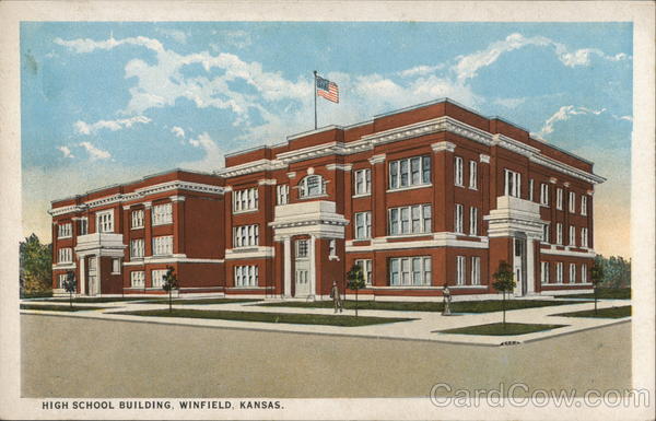 High School Building Winfield Kansas