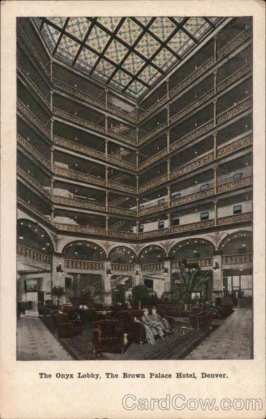 Onyx Lobby, The Brown Palace Hotel Denver Colorado