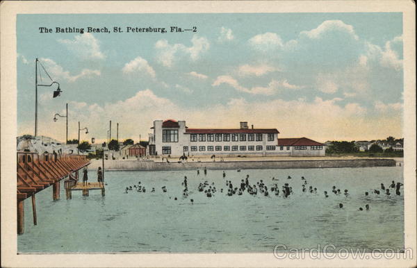 The Bathing Beach St. Petersburg Florida
