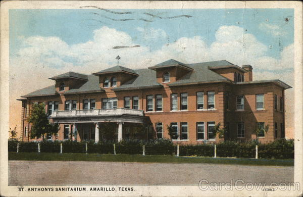 St. Anthony;s Sanitarium Amarillo Texas