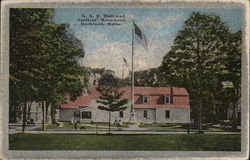 G. A. R. Hall and Soldiers' Monument Postcard