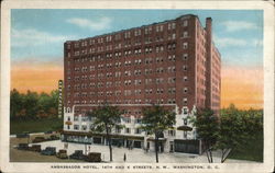 Ambassador Hotel Washington, DC Washington DC Postcard Postcard Postcard