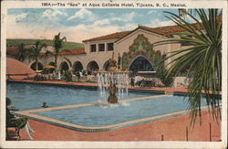 The Spa at Aqua Caliente Hotel Tijuana, Mexico Postcard Postcard Postcard