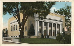 First Church of Christ Scientist Jackson, MI Postcard Postcard Postcard