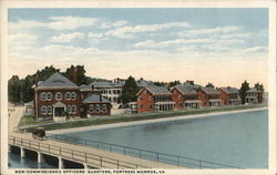 Non-Commisioned Officers' Quarters Fort Monroe, VA Postcard Postcard Postcard