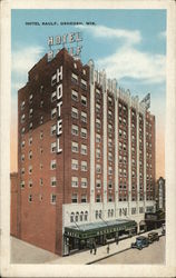 Hotel Raulf Oshkosh, WI Postcard Postcard Postcard