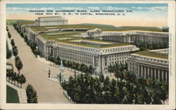 Proposed New Government Buildings Washington, DC Washington DC Postcard Postcard Postcard