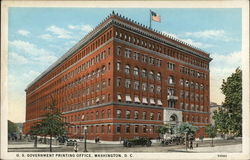 US Government Printing Office Washington, DC Washington DC Postcard Postcard Postcard