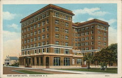 Fort Sumter Hotel Postcard