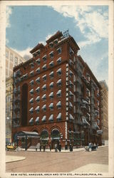 New Hotel Hanover, Arch and 12th Sts. Philadelphia, PA Postcard Postcard Postcard