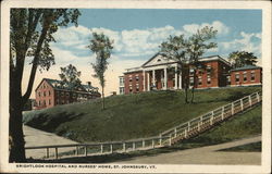 Brightlook Hospital and Nurses' Home St. Johnsbury, VT Postcard Postcard Postcard