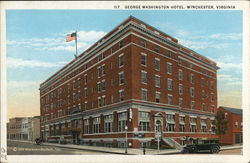 George Washington Hotel Winchester, VA Postcard Postcard Postcard