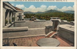 View of the Mountains from Villa in Kenilworth Postcard