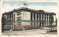 South Side High School Postcard