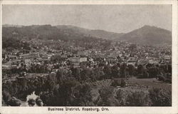 Business District Postcard