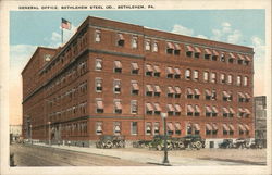 General Office, Bethlehem Steel Company Pennsylvania Postcard Postcard Postcard