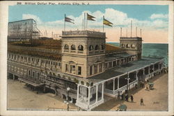 Million Dollar Pier Atlantic City, NJ Postcard Postcard Postcard