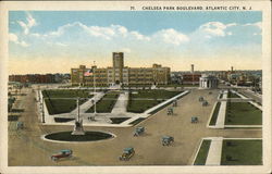 Chelsea Park Boulevard Atlantic City, NJ Postcard Postcard Postcard