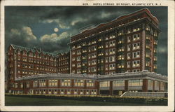 Hotel Strand by Night Atlantic City, NJ Postcard Postcard Postcard