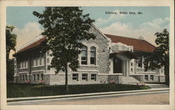 Library Webb City, MO Postcard Postcard Postcard