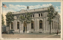 Post Office Miles City, MT Postcard Postcard Postcard