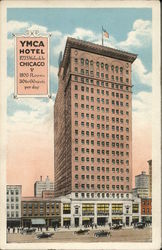 YMCA Hotel, 822 S. Wabash Av. Chicago, IL Postcard Postcard Postcard