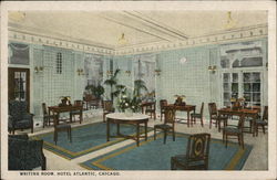 Writing Room, Hotel Atlantic Chicago, IL Postcard Postcard 