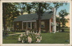 Custodian's Home at Jefferson Davis Park Fairview, KY Postcard Postcard Postcard
