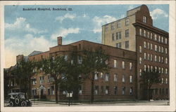 Rockford Hospital Illinois Postcard Postcard Postcard