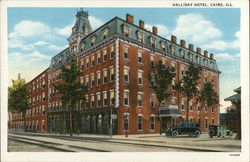 Halliday Hotel Postcard