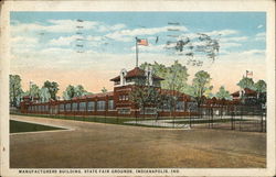 Manufacturers Building, State Fair Grounds Indianapolis, IN Postcard Postcard Postcard