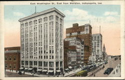 East Washington St., East From Meridian Indianapolis, IN Postcard Postcard Postcard